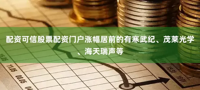 配资可信股票配资门户涨幅居前的有寒武纪、茂莱光学、海天瑞声等